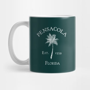 Pensacola Florida Vintage Palm Mug